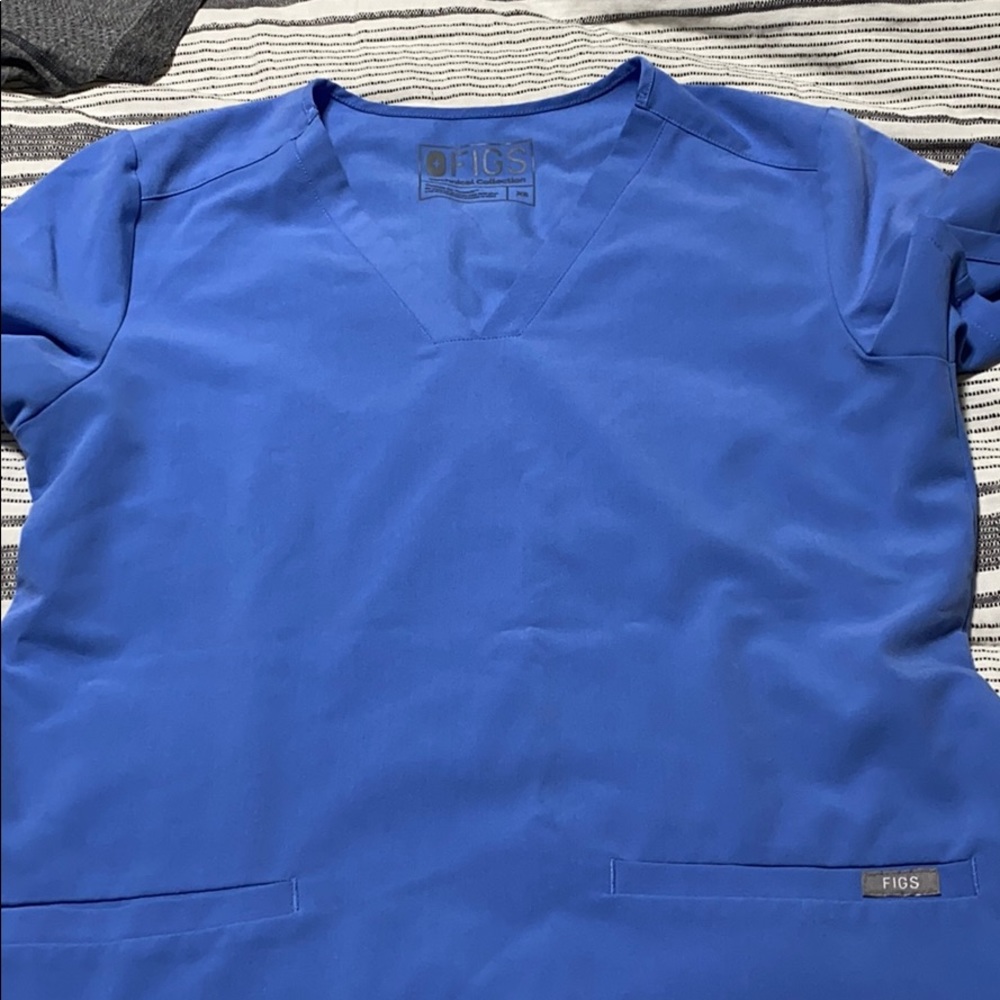 Figs scrubs ceil blue